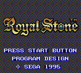 Заставка игры Royal Stone: Hirakareshi Toki no Tobira